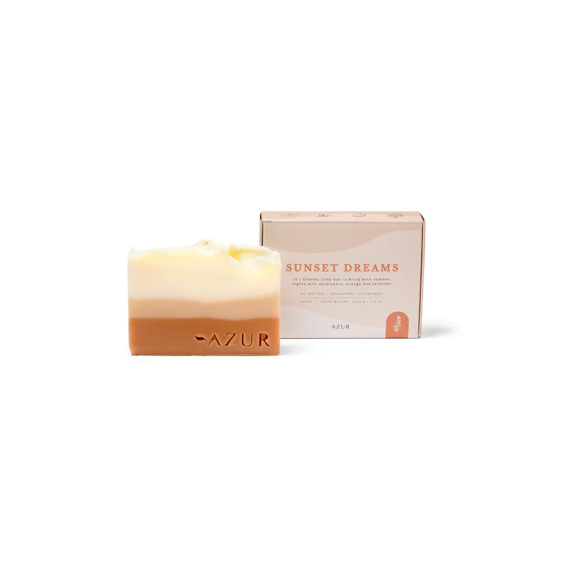 Natural Soap Body Bar (100g) by Azur