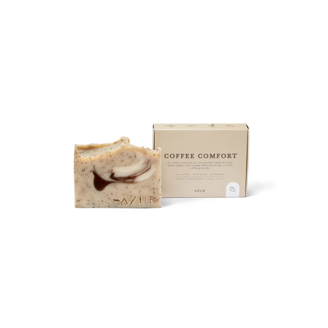 Natural Soap Body Bar (100g) by Azur