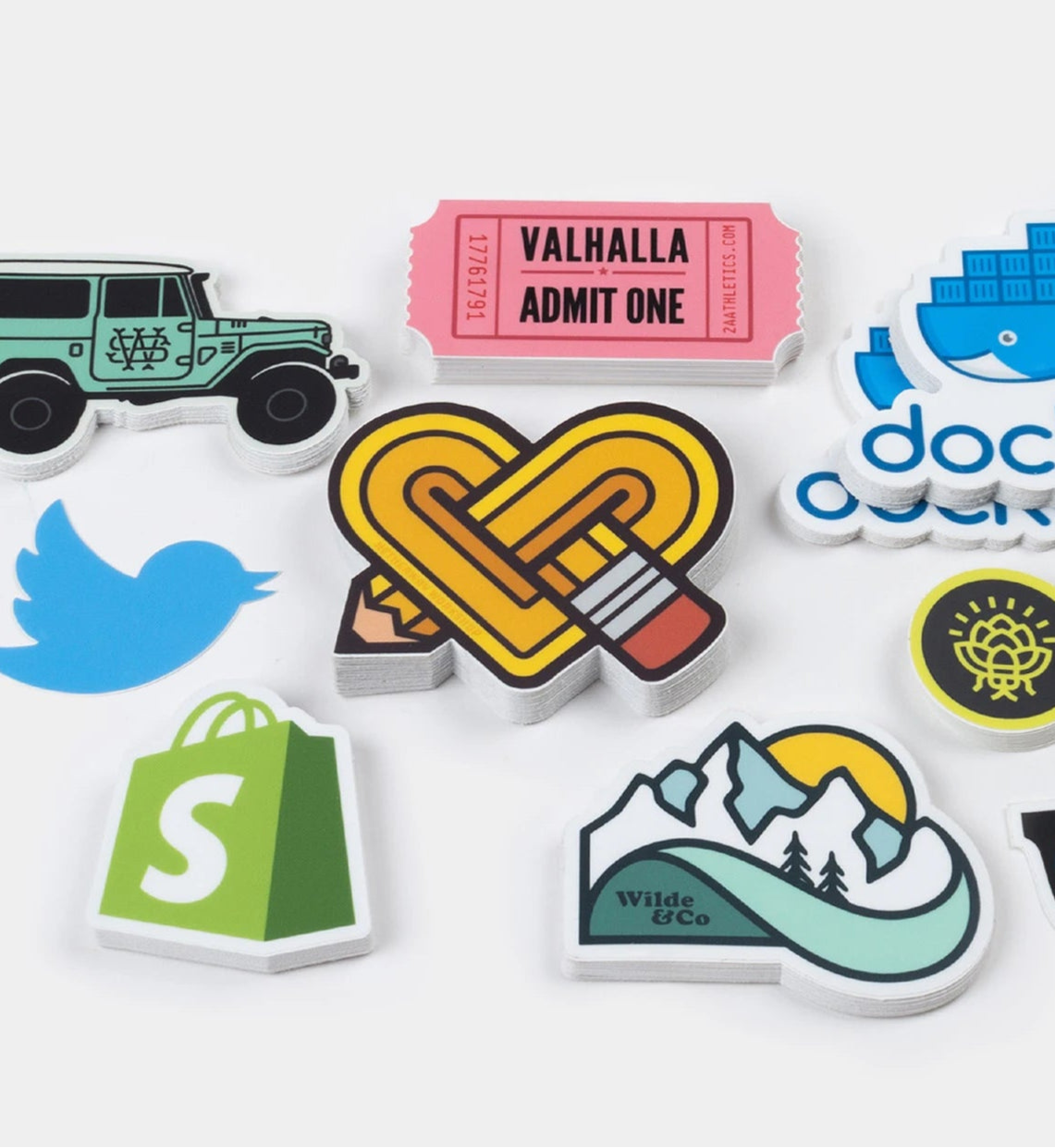 Die Cut Holographic Stickers