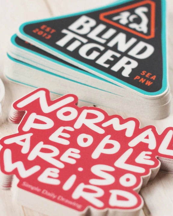 Die Cut Holographic Stickers