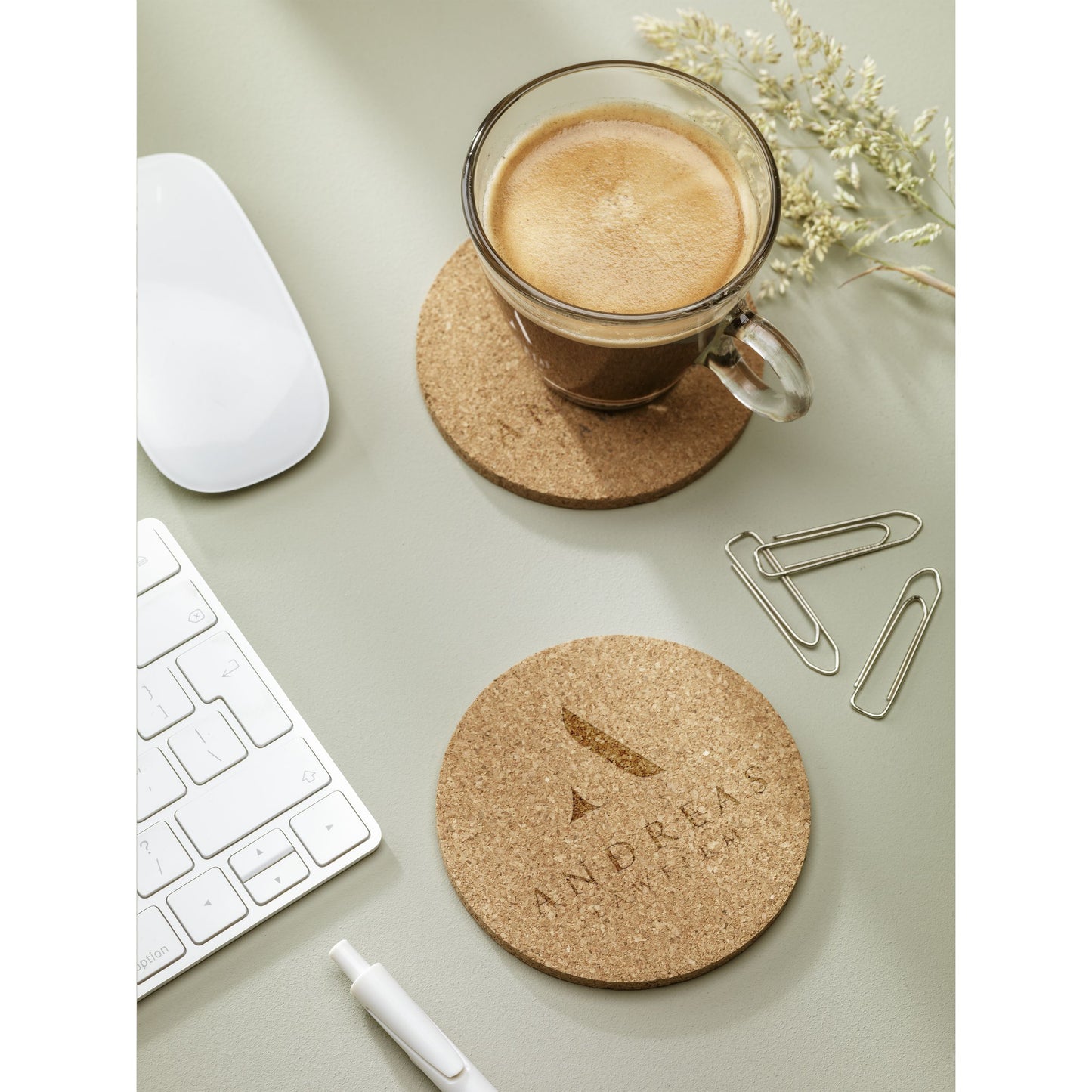 Cork Coaster Set by Clipper Interall