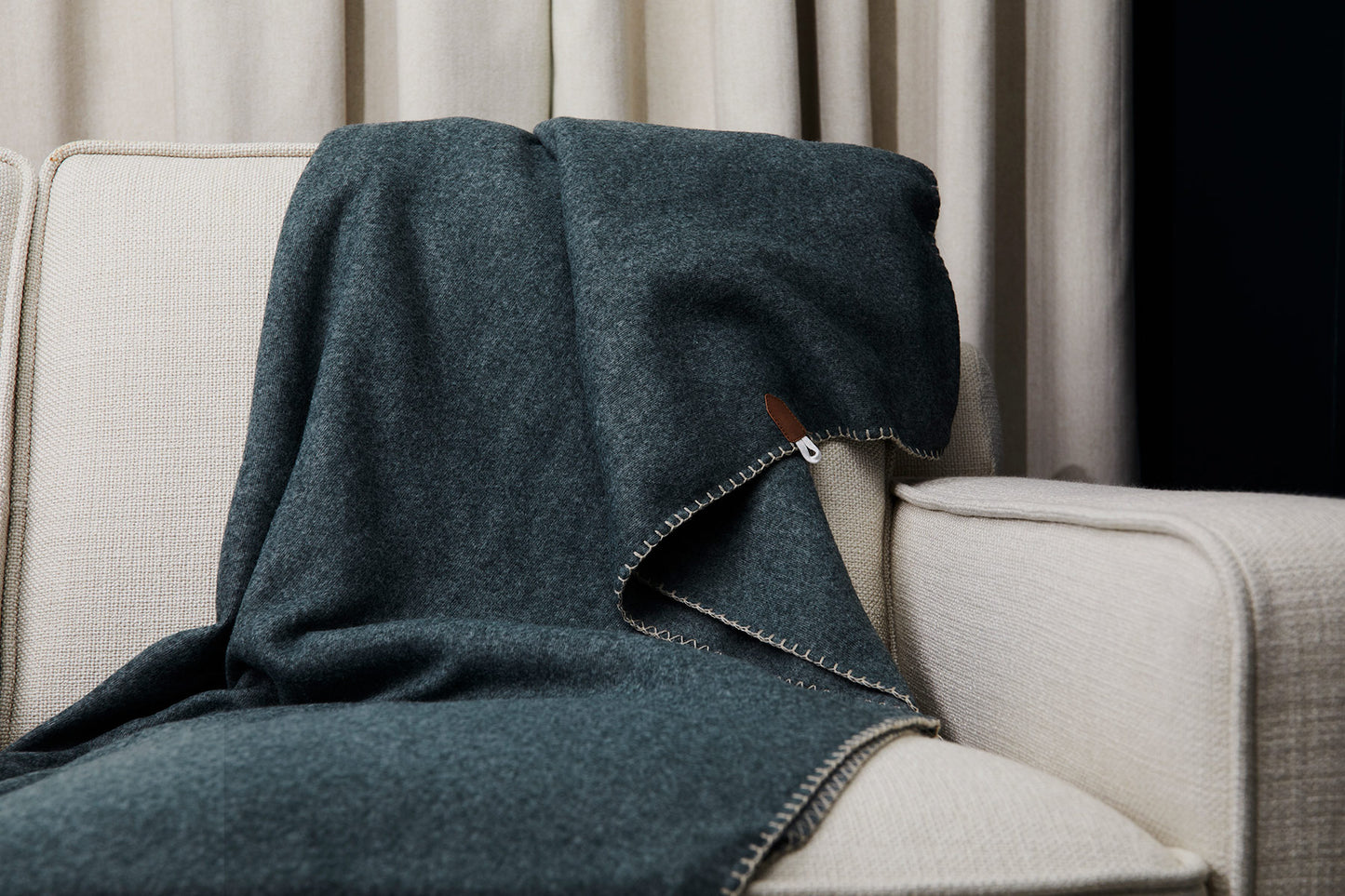 Bilton Recycled Blanket - 130x170cm by Vinga