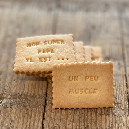 Personalised Biscuits by Biscuiterie Namuroise