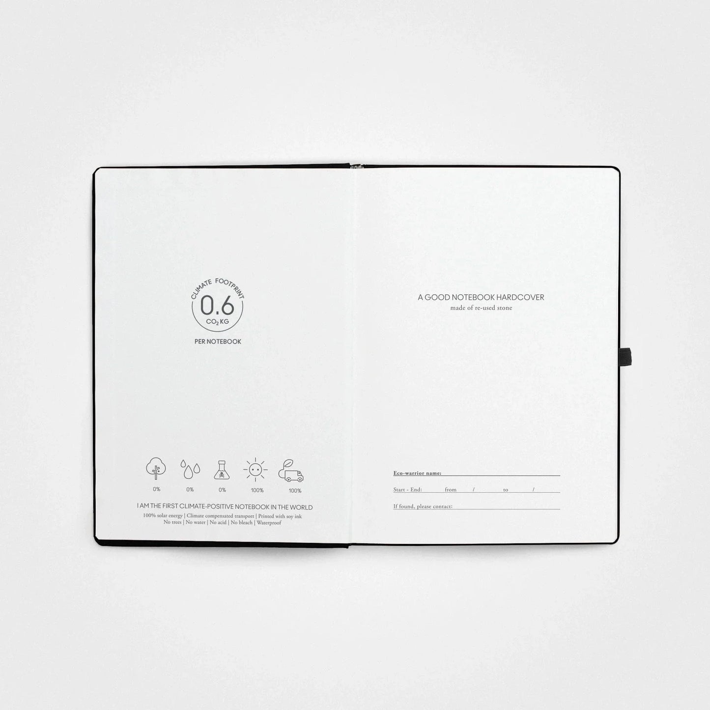 A5 Hardcover Notebook by agood company